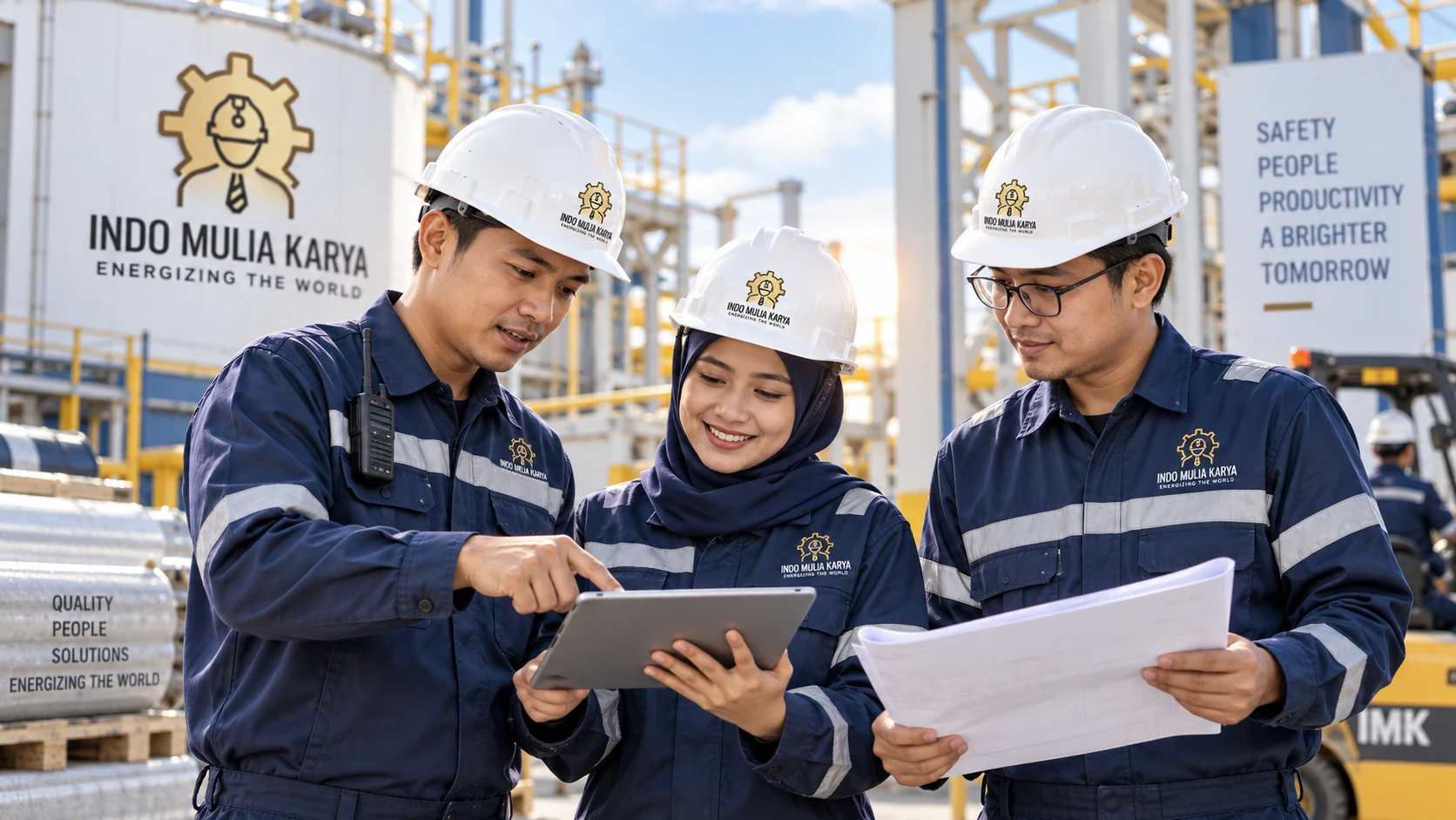 IMK operations team coordinating execution, documentation and quality control at source