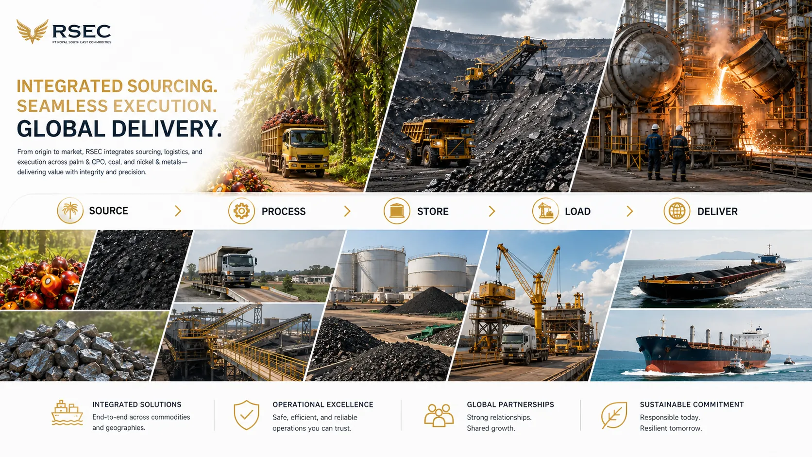 Indonesian commodity storage, terminal and marine export infrastructure
