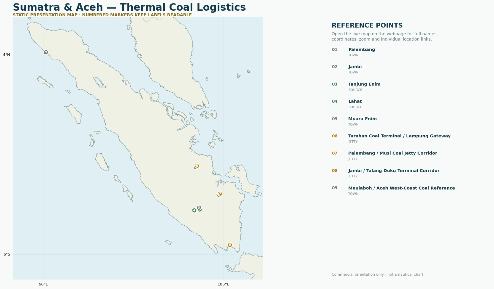 Sumatra and Aceh thermal coal atlas